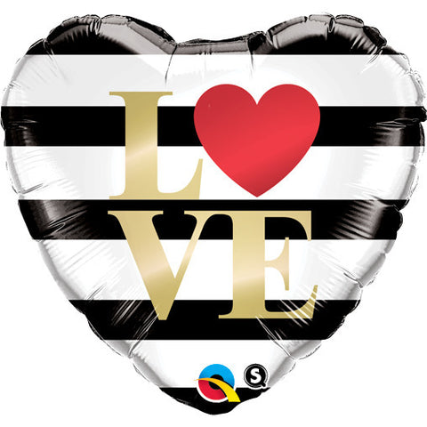 076 Love Horizontal Stripes