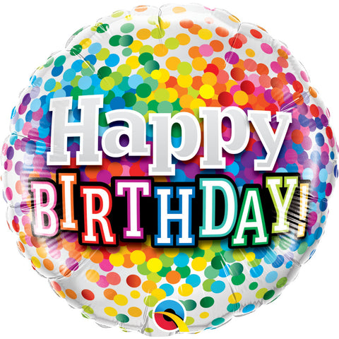 003 Happy Birthday Rainbow Confetti