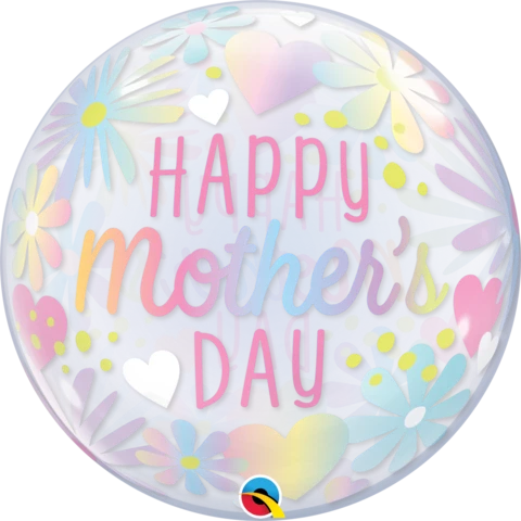 428 Mother's Day Floral Pastel Bubble