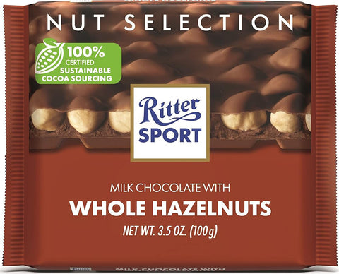 Ritter Sport Whole Hazelnuts 100g