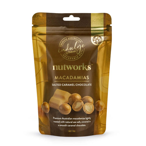 Nutworks Salted Caramel Chocolate Macadamias 75g