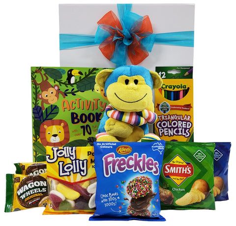 Monkey Surprise Box (Blue)