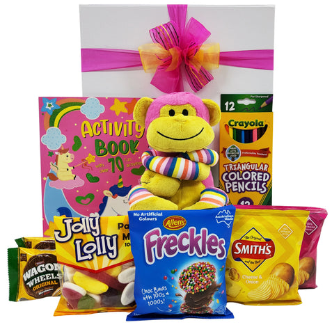Monkey Surprise Box (Pink)