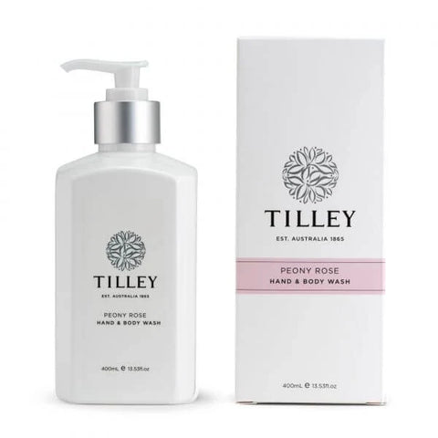 Tilley Peony Rose Hand & Body Wash 400ml