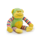 Bright Stripy Monkey - Lime 38cm