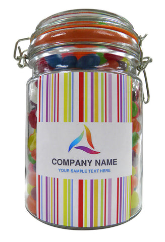 Your Corporate Logo Personalised Lolly Jar