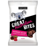 Patons Milk Choc Raspberry Jelly Bites 165g